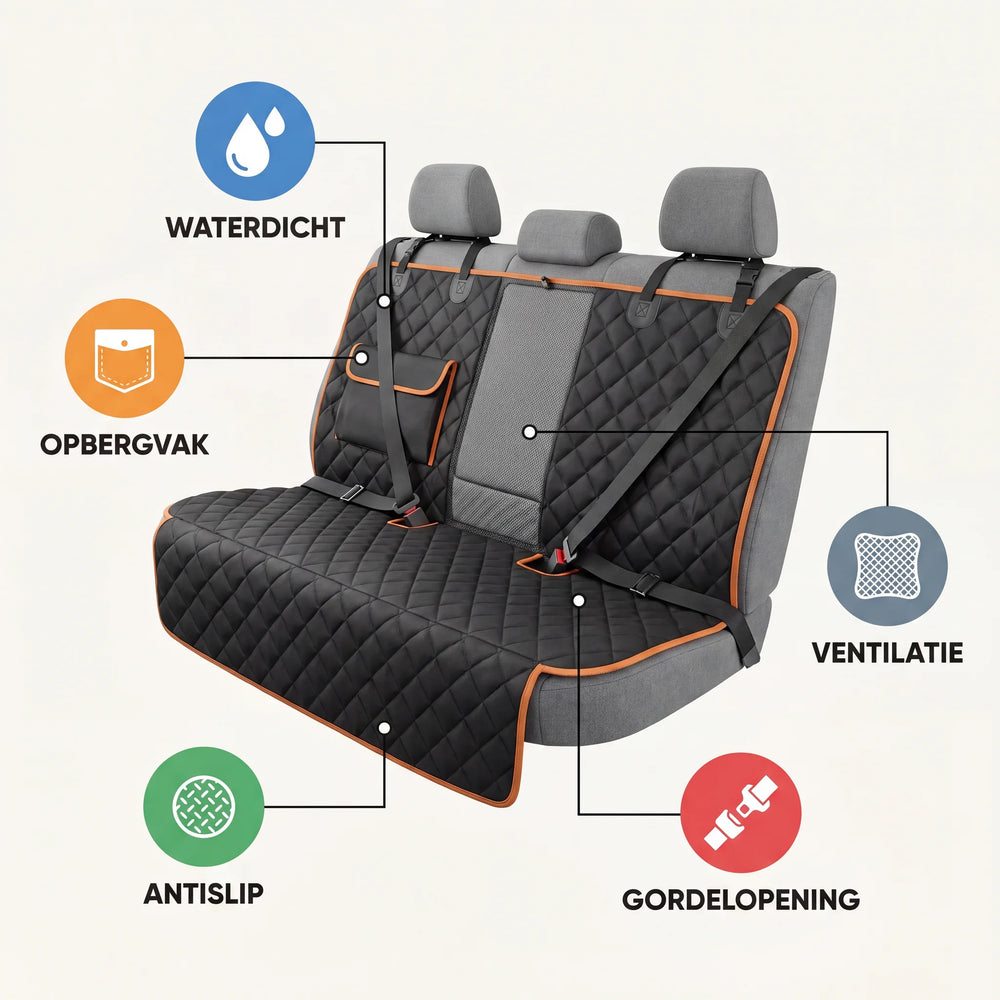 Kenmerken: waterdicht, opbergvak, antislip, ventilatie, gordelopening