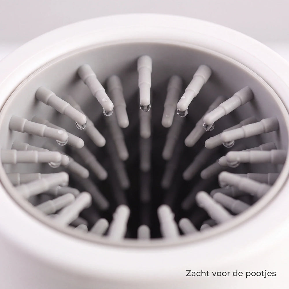 Zachte siliconen borstels, zacht voor de pootjes