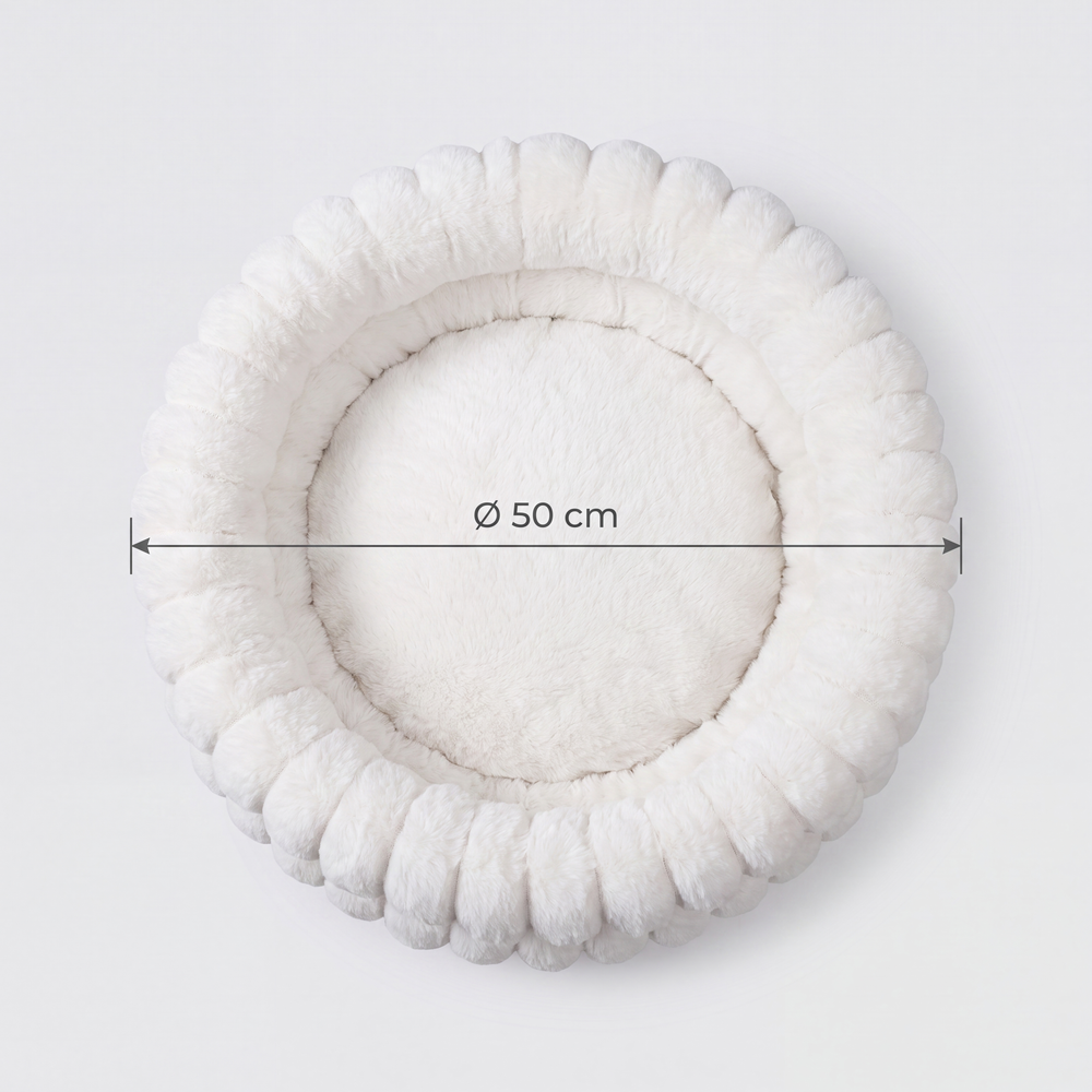 Afmetingen pluche mand Ø 50 cm